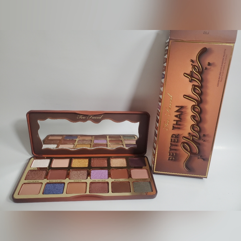TOO FACED Better Than Chocolate Cocoa Infused Eye Shadow 18 Shades Palet…